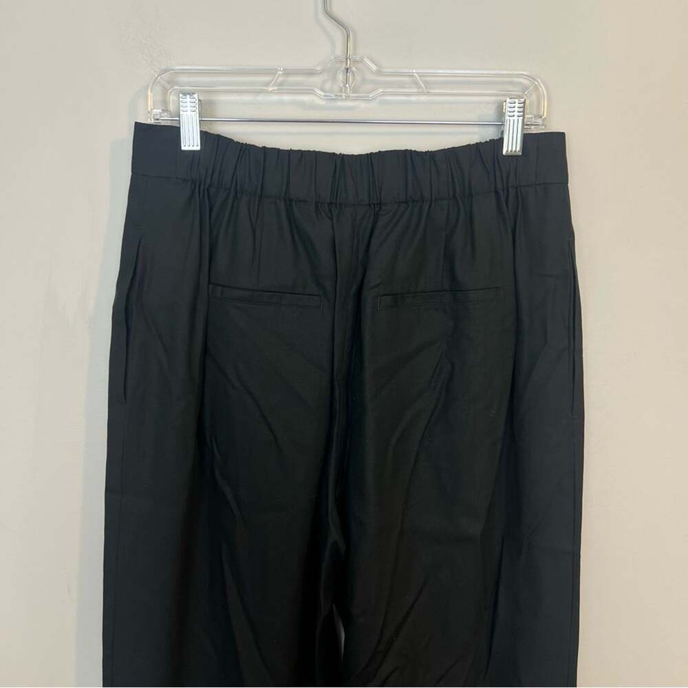 NWT Vince Straight Leg Pull on Pants Black sz M Lyocell Linen Blend - Picture 5 of 12